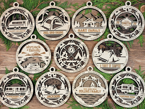 Travel Ornaments